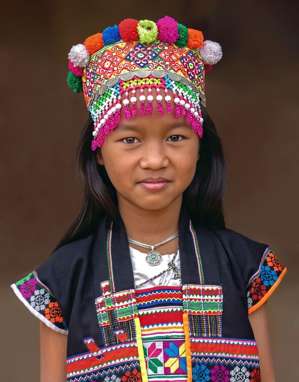 Akha girl, N.Laos