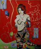 Eve - A homage to Gustav Klimt