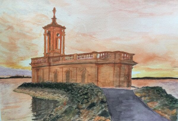 18 Normanton Church, midsummer sunset  (Bruce Allison)
