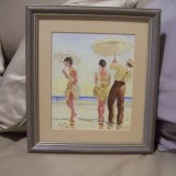 Mad Dogs, after Jack Vettriano. SOLD 2019. (his oil painted in 1991)
