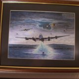 May 1943 Guy Gibson VC diverts the flak, after Robert Taylor (SOLD 2016)