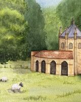 10. Exton Park Tudor dovecote, with a 19th Century cattle shelter built against it (Carol Kirton)