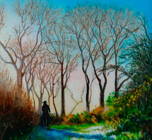 November - Winter Walk up the Green Lane, Ridlington