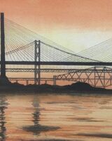 3 Forth bridges, Edinburgh