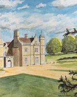 April - Exton Hall, from one of its Scots Pines