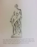 About to bathe, the goddess Diana with her bow and quiver of arrows. White marble sculpture 73 inches high by the British sculptor Holme Cardwell in Rome in 1862. Sold at Sotheby’s in 2019 at 357,000 GBP
