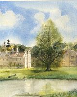 Exton Hall (reproduced by Kind Permission of the Rt.Hon. the Viscount and Lady Campden)