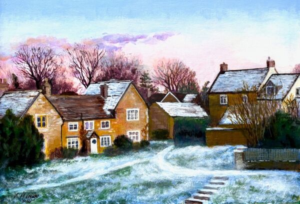 8. Snowy Morning, Ridlington Green, Rutland,