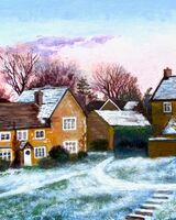 8. Snowy Morning, Ridlington Green, Rutland,