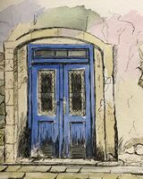 Aged Door