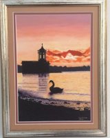 Sunset over Rutland Water