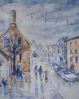 23. Oakham near the Captain Noel Newton. Natallia Kuzmiankova. Watercolour