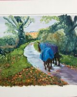 Horses on Teigh Lane near Barrow