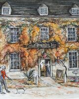 20. Walking to The Fox & Hounds Inn, Exton