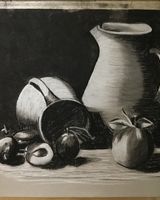 Plums and pots