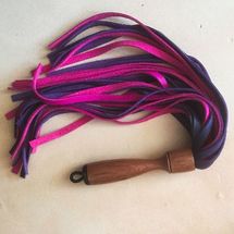 Pink and Purple Full Grain Flooger from Jack's Floggers