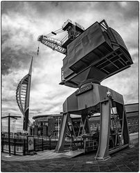 Spinaker Tower & Crane