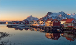 Sunrise in Lofoten Islands