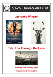 20 January
Laurence Winram
'Life Through the Lens'