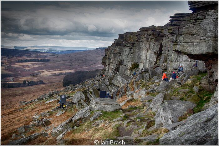 Climbers, Stanage Edge