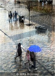View Through A Rainy Window