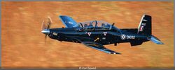 RAF Texan In The Welsh Valleys