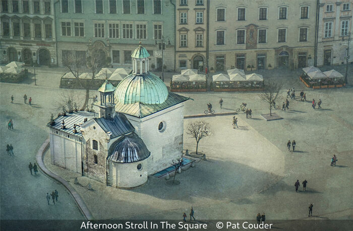 Afternoon Stroll In The Square