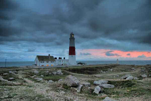 Sunset at Portland Bill Lighthouse
