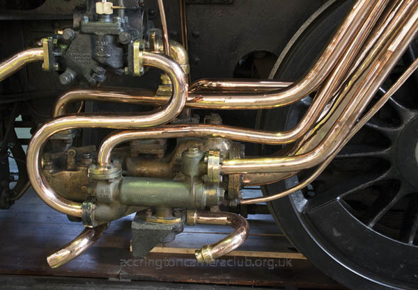 Steam Pipes of 9F Class Loco 1960