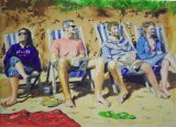 On the beach