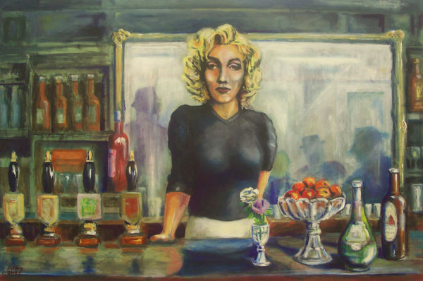 At the Bar (this work for sale £150)
