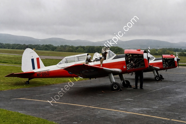 Chipmunks at RAF Turnhouse, 1986.