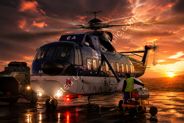 S-61 Seaking refuelling