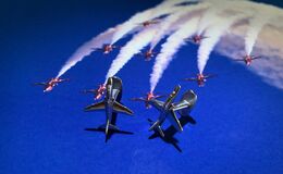 RAF Red Arrows cufflinks.