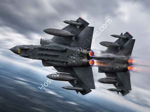 Tornado pair - in a hurry.