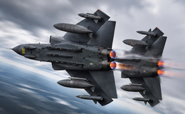 Tornado pair - in a hurry.