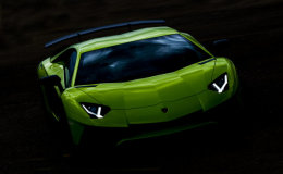 Green Lamborghini