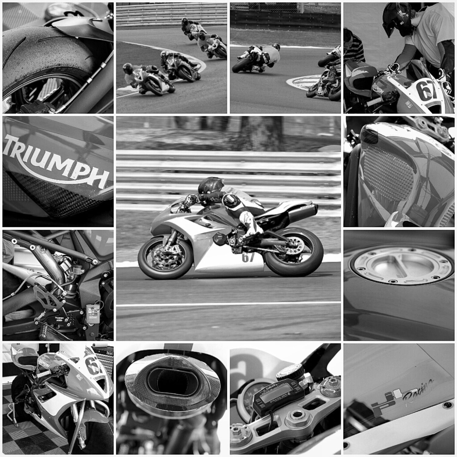 Motorbike Racer Brands Hatch