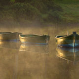 Boats in Mist