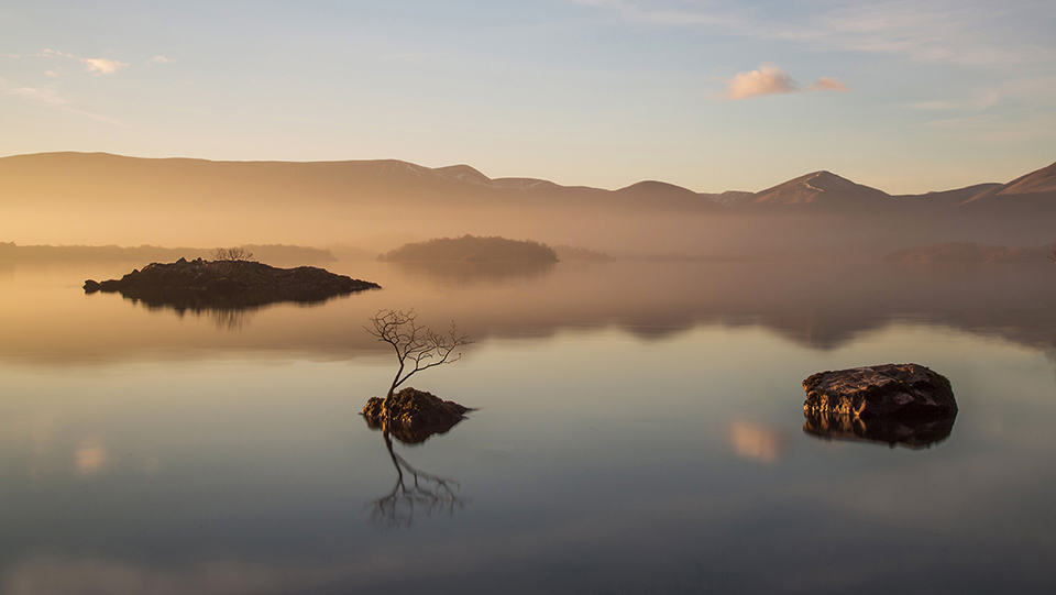 Golden Light over Loch Lomond