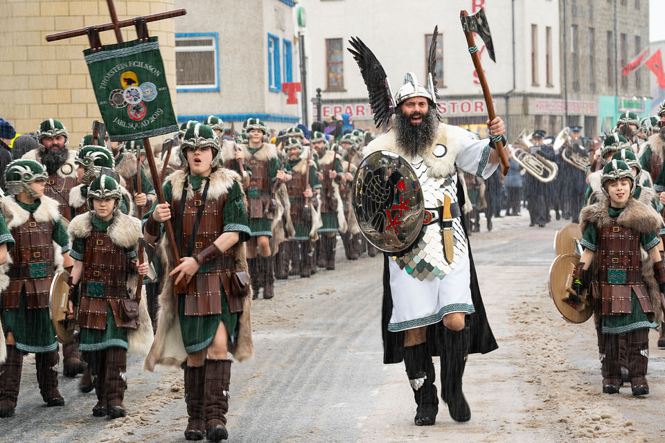 Parade in Snow