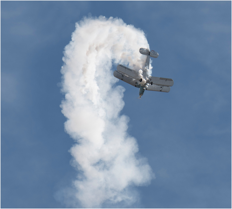 Biplane after stall 2