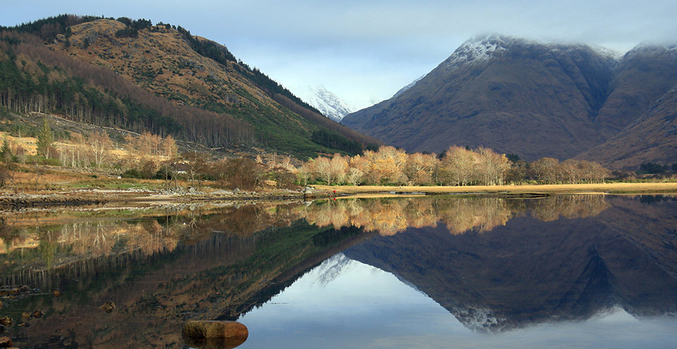 Autumn Reflections Loch Etive