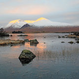 Awakening Sun on Blackmount Glencoe