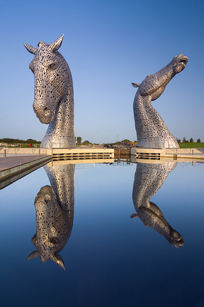 Kelpies Reflected