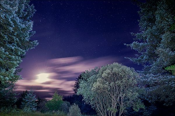Slow Shutter Speed - Galloway Night Sky