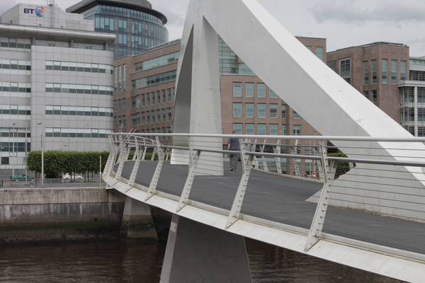 Squiggly Bridge in Glasgow
