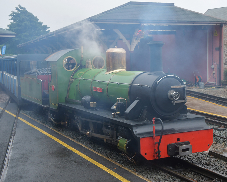 Steam Train. River Irt ( Raven Glass )