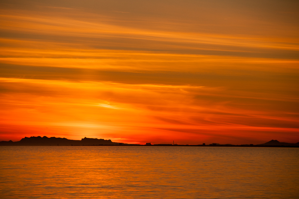 Sunset, Reykjavik