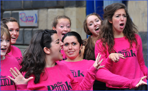 Pink Septette at the Fringe, Edinburgh